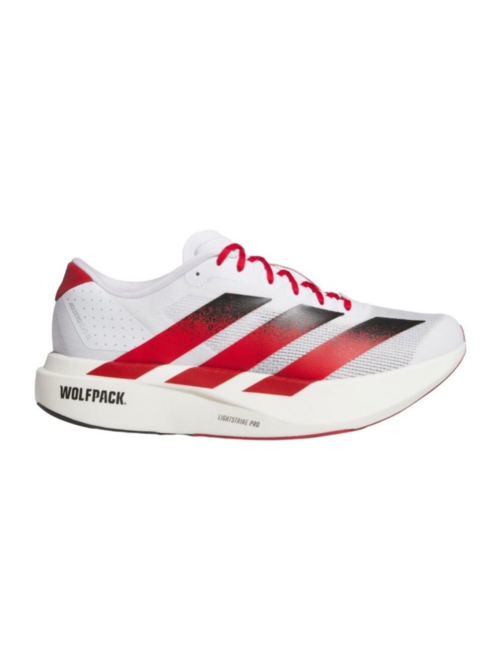 adidas Adizero Evo SL NC State Wolfpack Unisex Running White  JQ4571